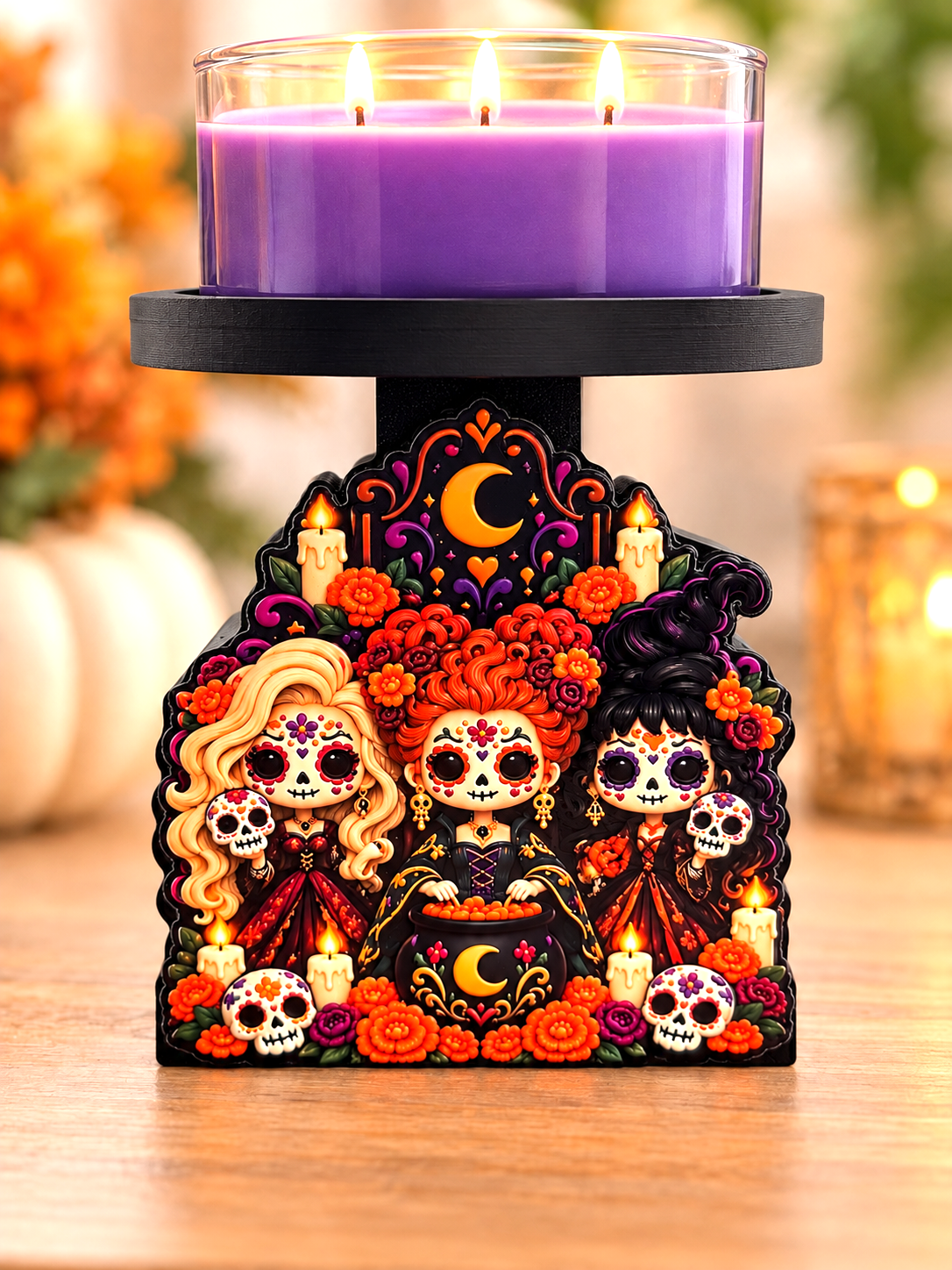 Día de los Muertos Candle Holders | Handmade Day of the Dead Decor