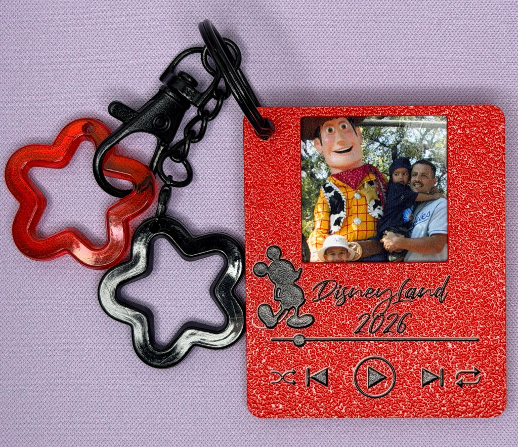 Personalized Photo Music Keychains with NFC