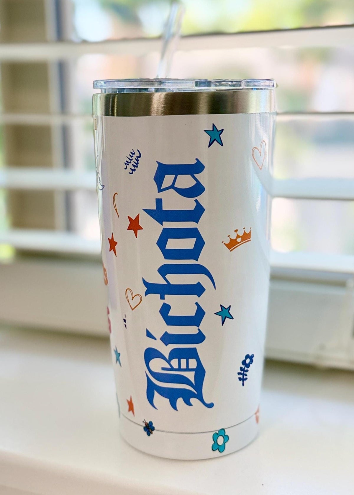 Karol G Bichota Nurse Stainless Steel Tumbler, 20oz