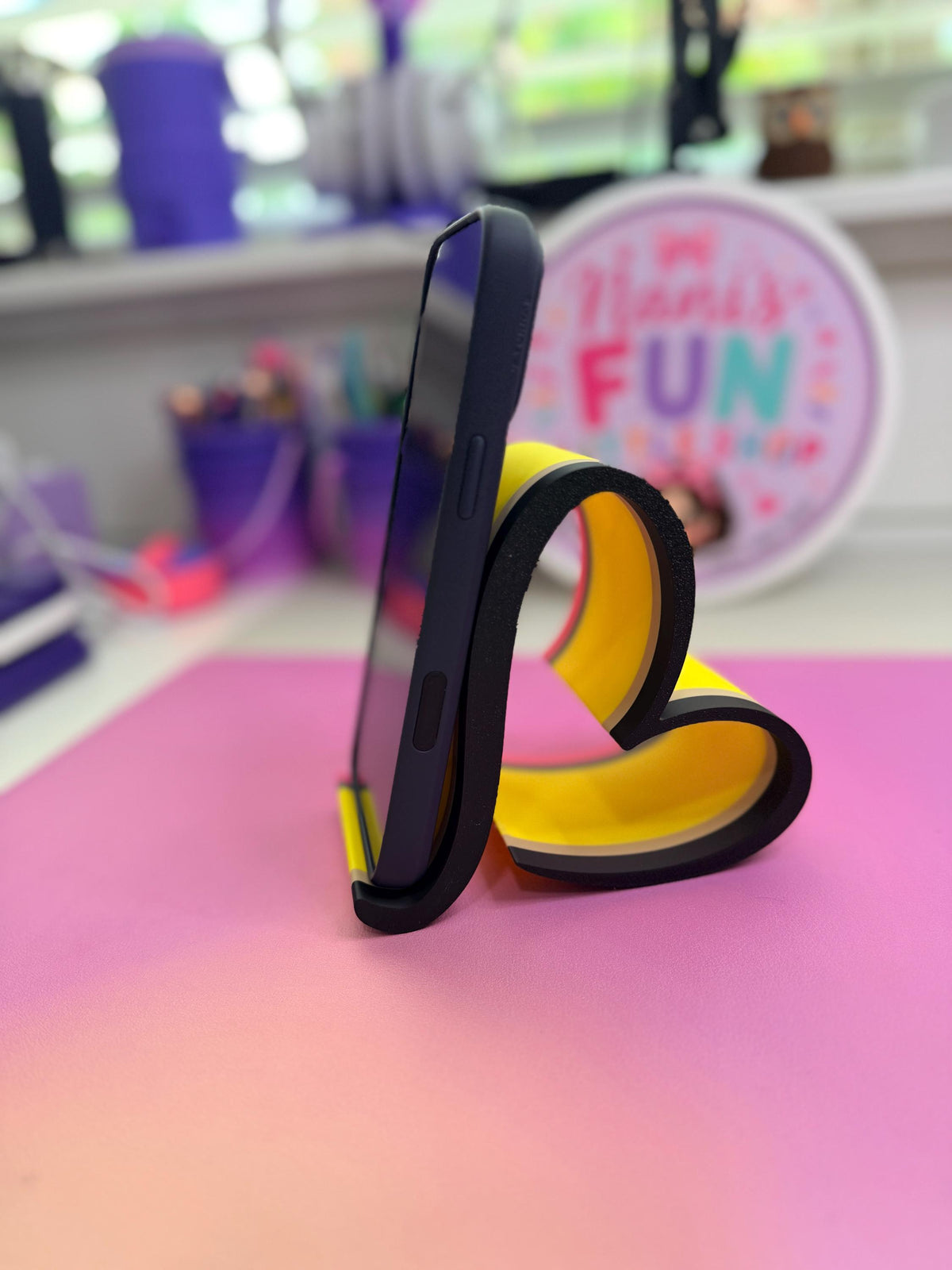 Pencil Heart Phone Stand | Tablet and Kindle Holder | Personalized Teacher Gift | Desk Accessories | Classroom Decor