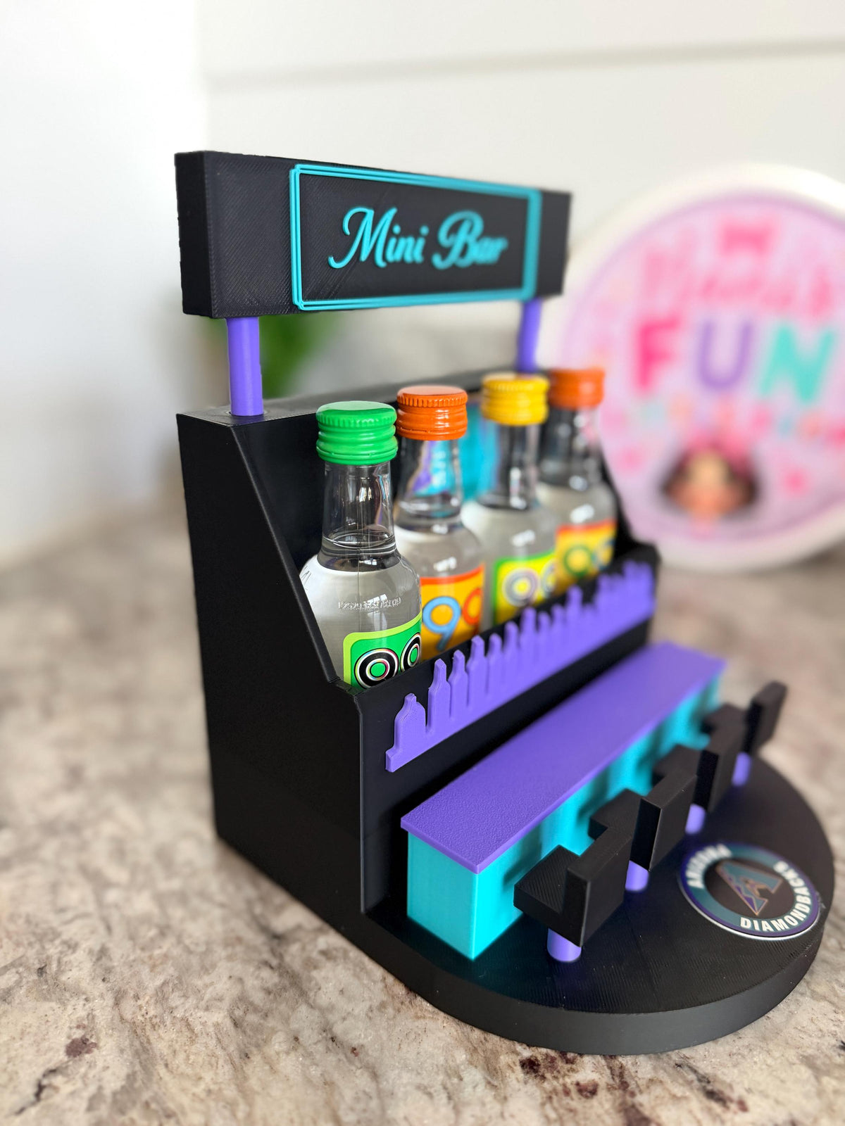 Custom Mini Bar | Custom Sports Team & Character Shelf Decor