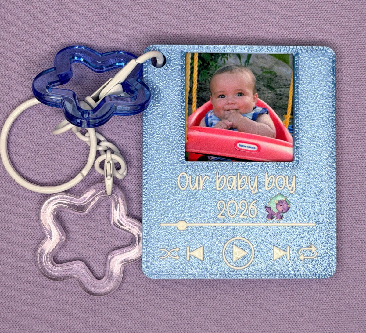 Personalized Photo Music Keychains with NFC