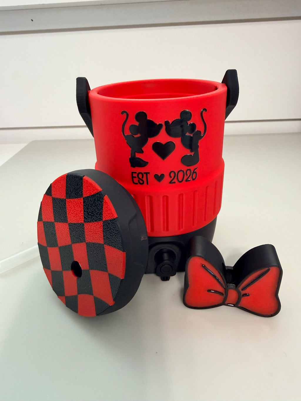 Disney-Inspired Couple Can Holder Set | Personalized Couple Koozie | Engagement, Honeymoon & Anniversary Gift