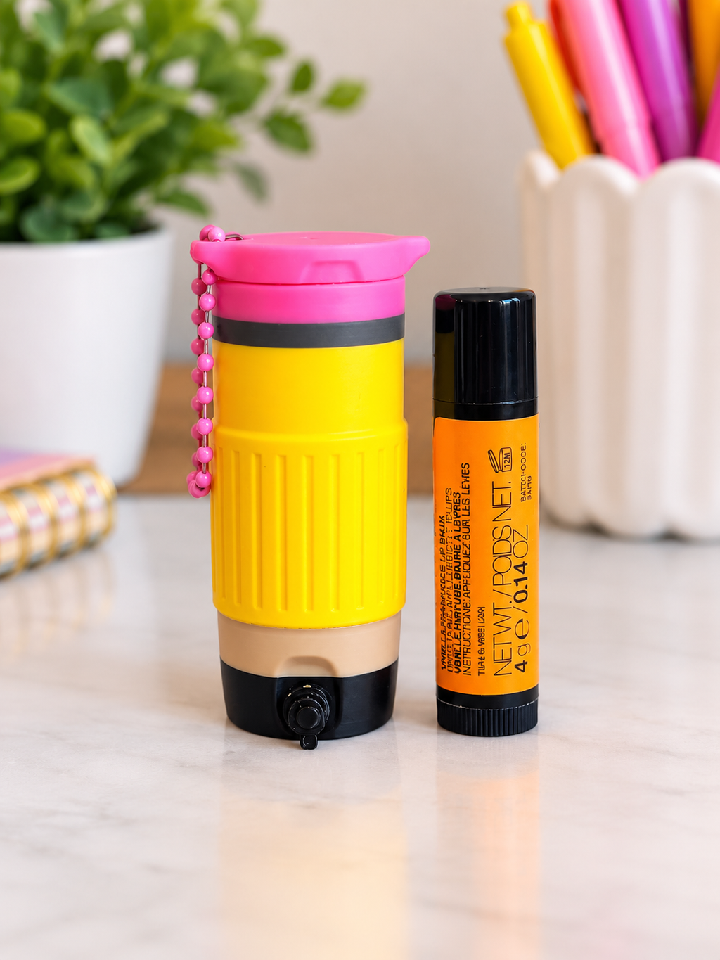 Pencil Lip Balm Holder