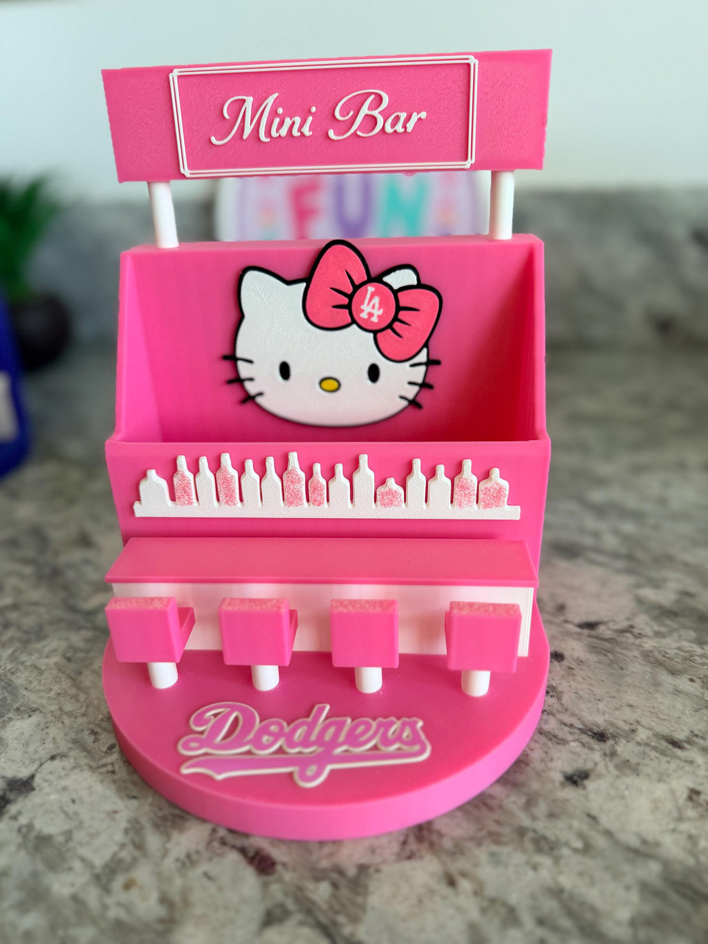 Custom Mini Bar | Custom Sports Team & Character Shelf Decor