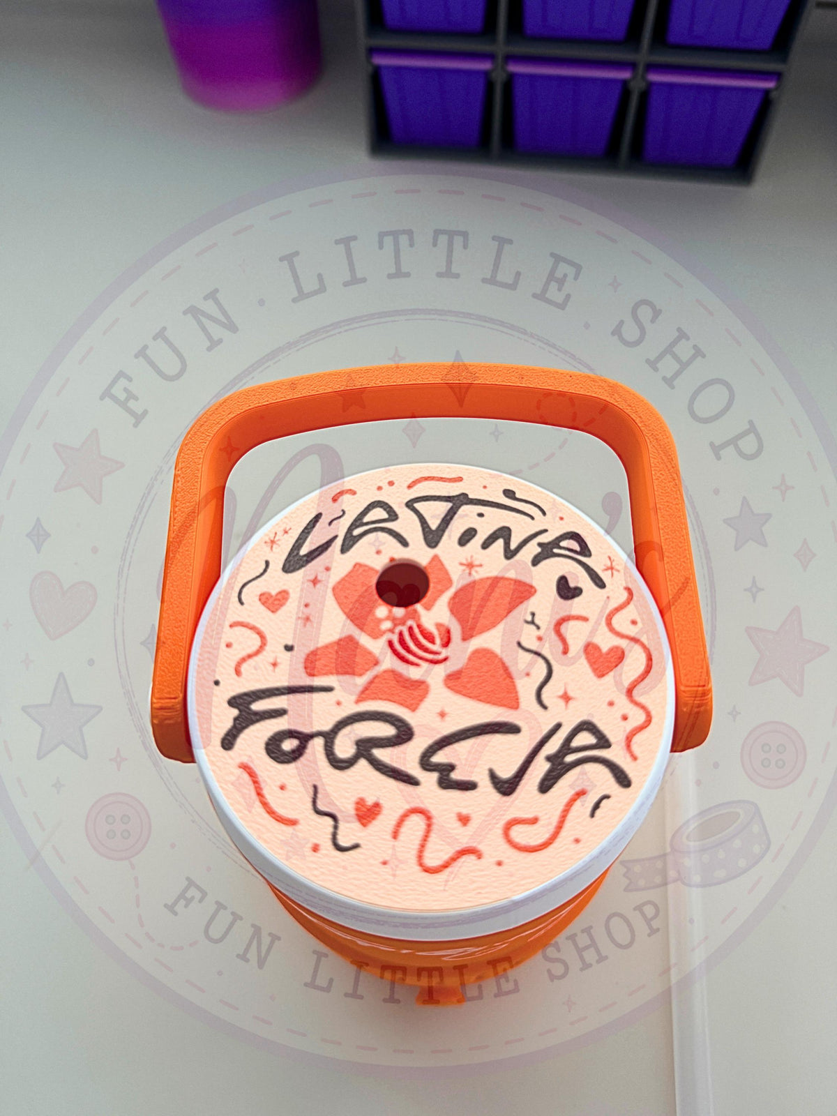 Latina Forever Can Holder | Tropical Floral Drink Accessory, 12oz Koozie