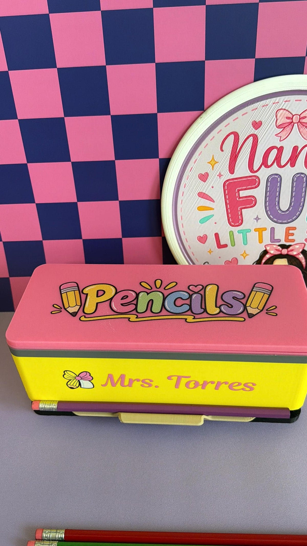 Custom Teacher Pencil Dispenser