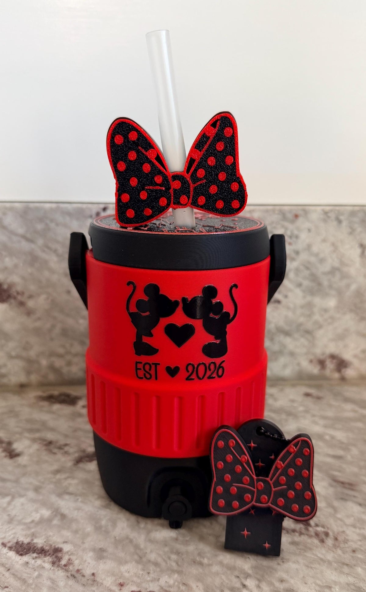 Disney-Inspired Couple Can Holder Set | Personalized Couple Koozie | Engagement, Honeymoon & Anniversary Gift